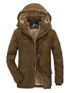 NEWYORKLISTED ATLAS MEN'S COLLECTION – Men's winter hooded parka coat, product image 1