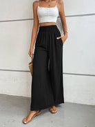 NYLD Wide Waistband Relax Fit Long Pants - NEWYORKLISTED