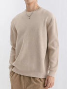 NEWYORKLISTED ATLAS MEN'S COLLECTION – Men's ribbed knit crew-neck sweater, product image 14