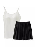 NEWYORKLISTED Intimate Apparel Collection: Plus Size Modal Adjustable Strap Padded Cami and Shorts Set – Buttery-Soft Lounge Set