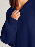NEWYORKLISTED STYLE COLLECTION: Round Neck Long Sleeve Sweater - NEWYORKLISTED