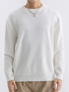 NEWYORKLISTED ATLAS MEN'S COLLECTION – Men's ribbed knit crew-neck sweater, product image 2