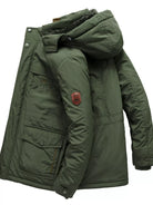 NEWYORKLISTED ATLAS MEN'S COLLECTION – Men's zip-up hooded parka coat, product image 2