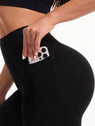 Pocketed High Waist Active Leggings - NEWYORKLISTED