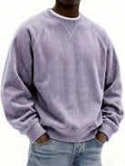 NEWYORKLISTED ATLAS MEN'S COLLECTION – Men's corduroy crew-neck sweatshirt, product image 9