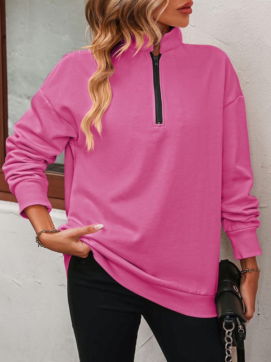 NEWYORKLISTED STYLE COLLECTION: Dropped Shoulder Sweatshirt - NEWYORKLISTED