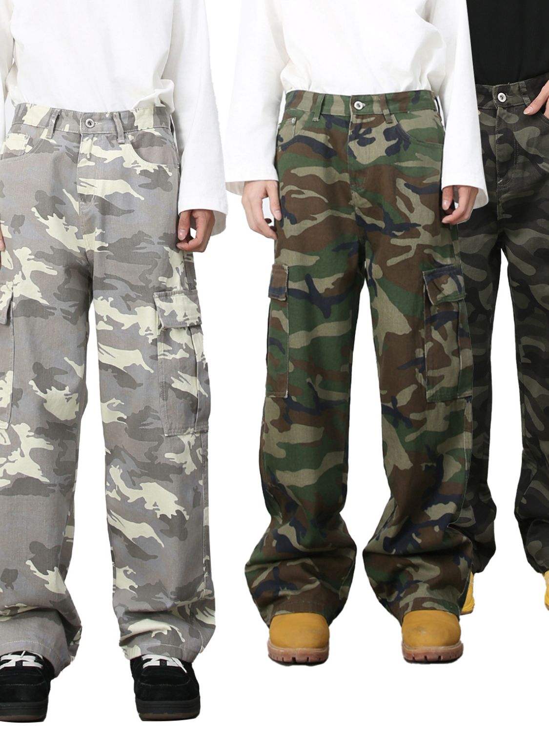 NEWYORKLISTED ATLAS MEN’S COLLECTION: Men’s Camouflage Jeans with Pockets