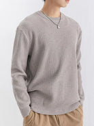 NEWYORKLISTED ATLAS MEN'S COLLECTION – Men's ribbed knit crew-neck sweater, product image 13