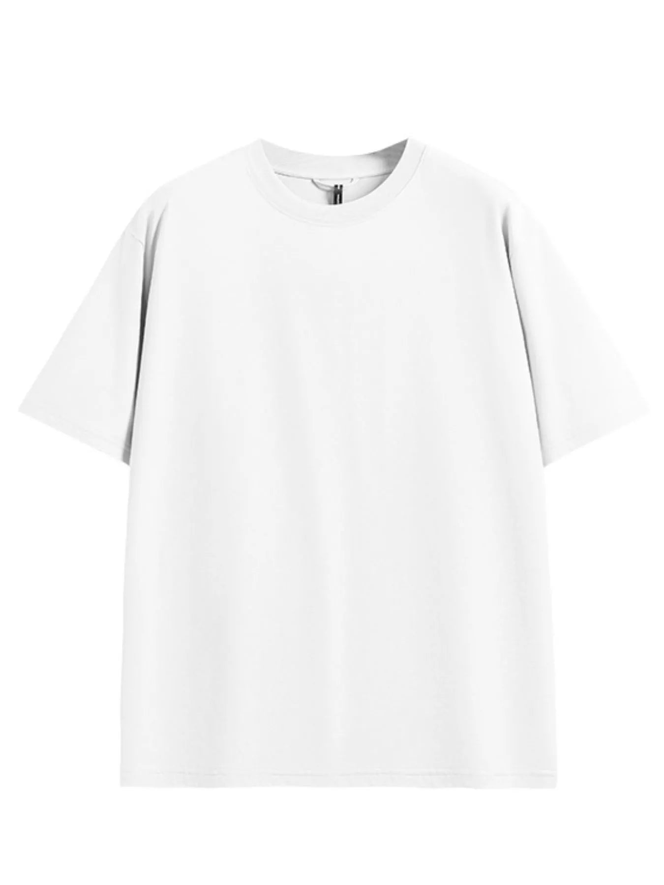 NEWYORKLISTED ATLAS MEN's COLLECTION: White t-shirt on a white background