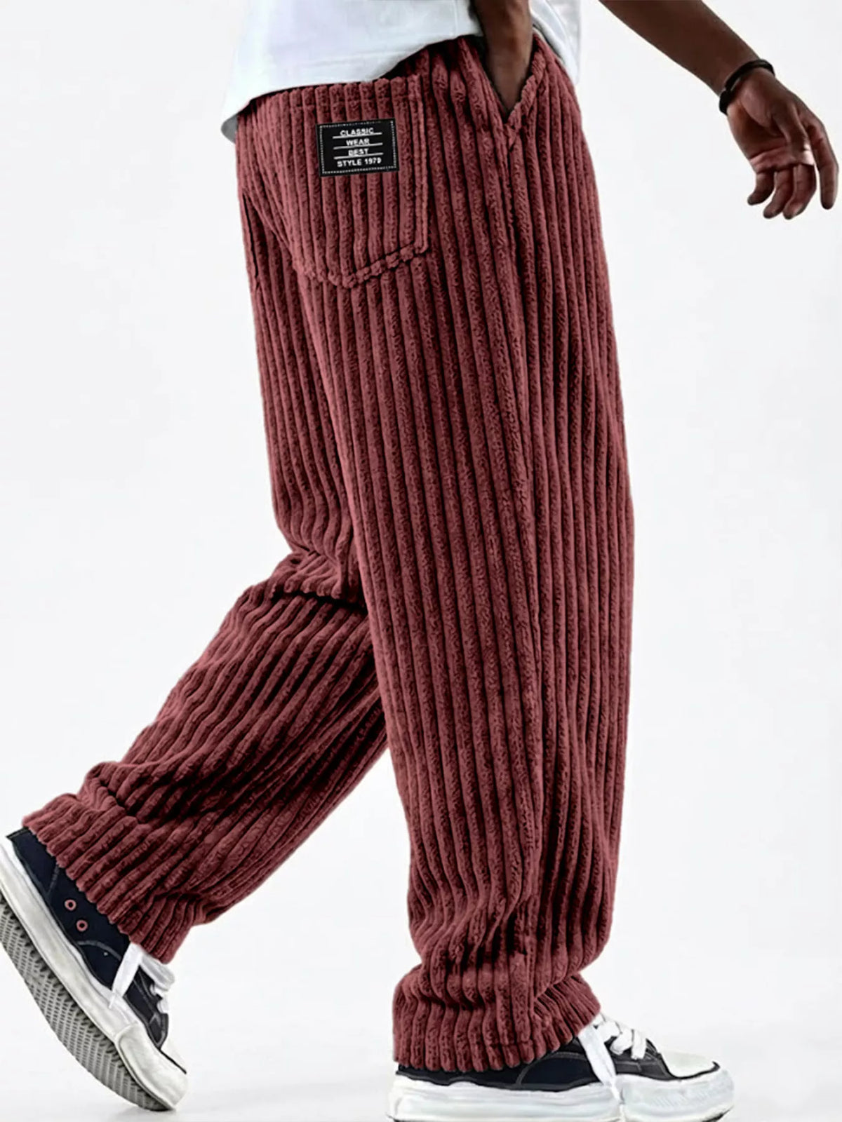 NEWYORKLISTED ATLAS MEN'S COLLECTION – Men's corduroy wide-leg pants, product image 10