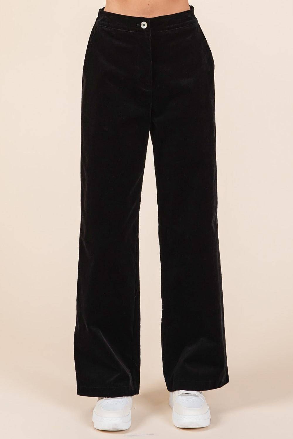 NEWYORKLISTED STYLE COLLECTION: Black Corduroy Pants - NEWYORKLISTED