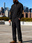 NEWYORKLISTED ATLAS MEN'S COLLECTION – Men's casual long-sleeve top and pants two-piece set, product image 7