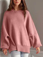 NEWYORKLISTED STYLE COLLECTION: Round Neck Long Sleeve Sweater - NEWYORKLISTED