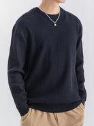 NEWYORKLISTED ATLAS MEN'S COLLECTION – Men's ribbed knit crew-neck sweater, product image 5