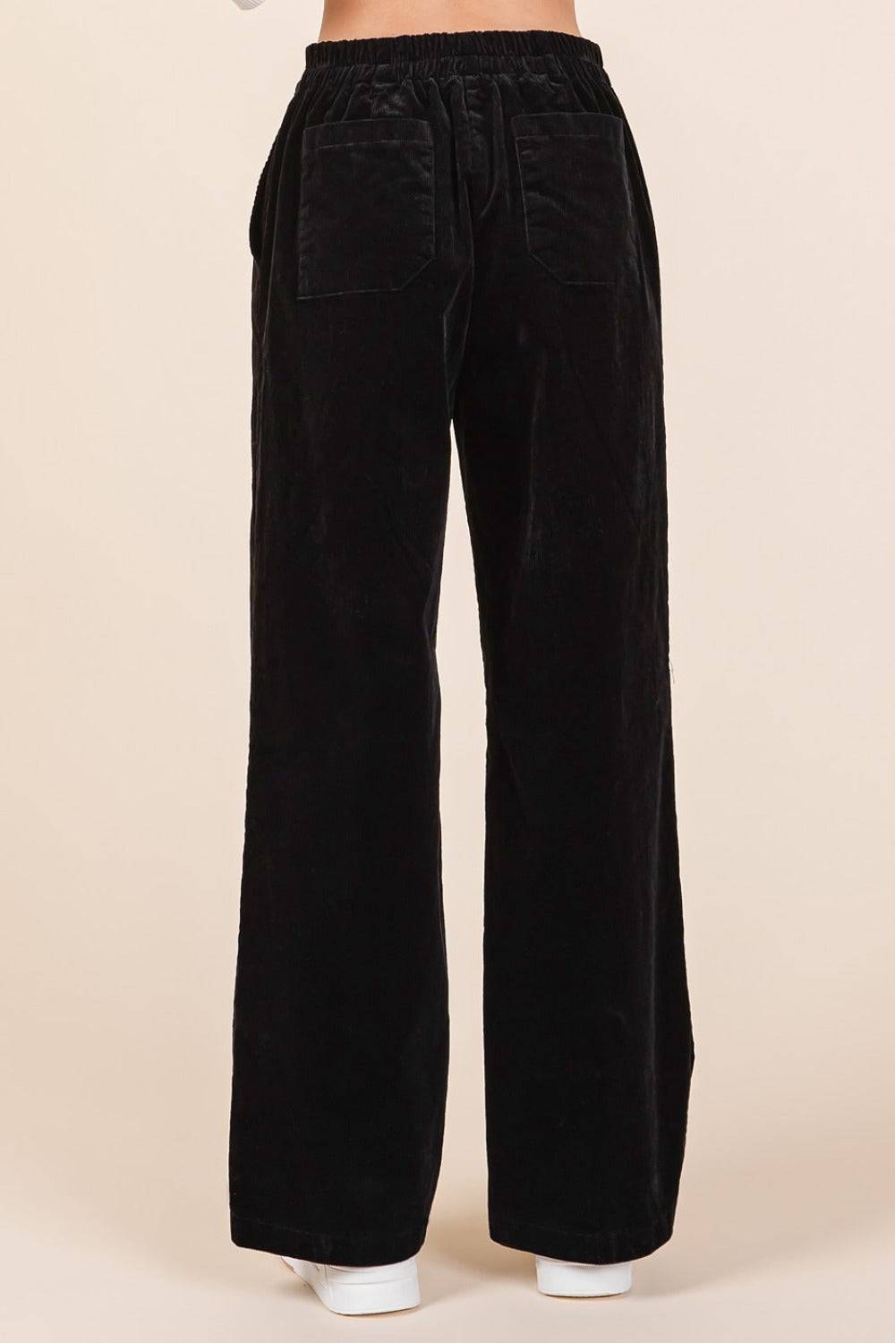 NEWYORKLISTED STYLE COLLECTION: Black Corduroy Pants - NEWYORKLISTED