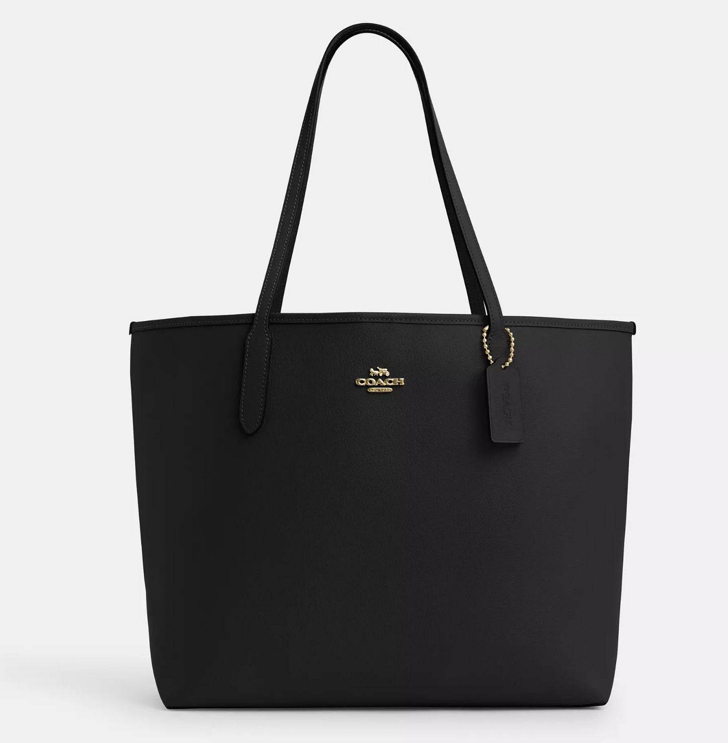 Coach City Tote Bag – Double Face Pebbled Leather