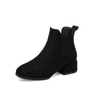 XIDISO Fashion Ladies Winter Snow Boots Ankle Genuine Cow Leather High Top Women Sneakers Boots Warm Plush Shoe Chunky Sole Boot - NEWYORKLISTED