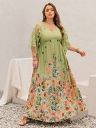 NEWYORKLISTED STYLE COLLECTION: Lace Detail Floral Half Sleeve Dress - NEWYORKLISTED