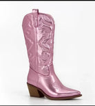Fashion Women 2023 Cowboy Short Ankle Boots for Women Chunky Heel Cowgirl Boots Embroidered Mid Calf Western Boots Hot - NEWYORKLISTED