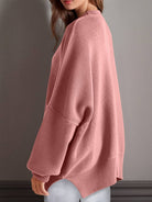 NEWYORKLISTED STYLE COLLECTION: Round Neck Long Sleeve Sweater - NEWYORKLISTED
