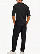NEWYORKLISTED ATLAS MEN'S COLLECTION – Men's half-sleeve top and pants two-piece set, product image 8