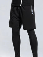 NEWYORKLISTED ATLAS MEN's COLLECTION: Men's Plus Size Elastic Waist Active Shorts