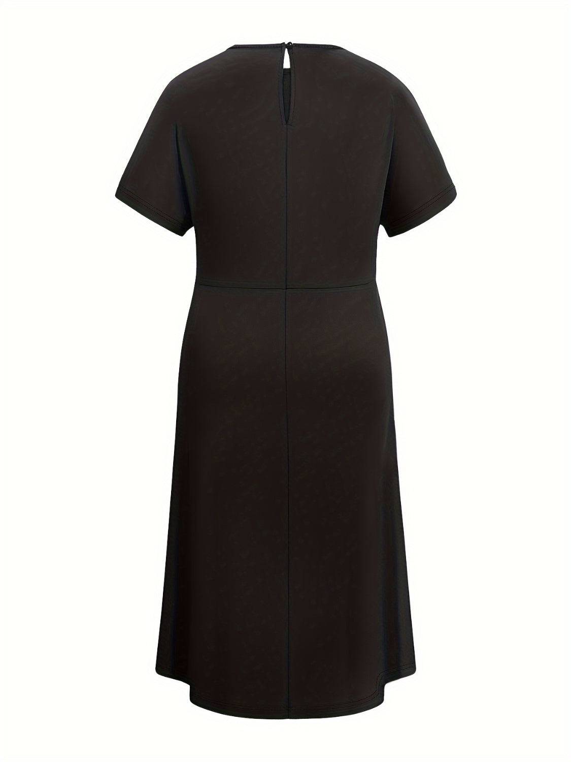 NYLD Short Sleeve Midi Dress - NEWYORKLISTED