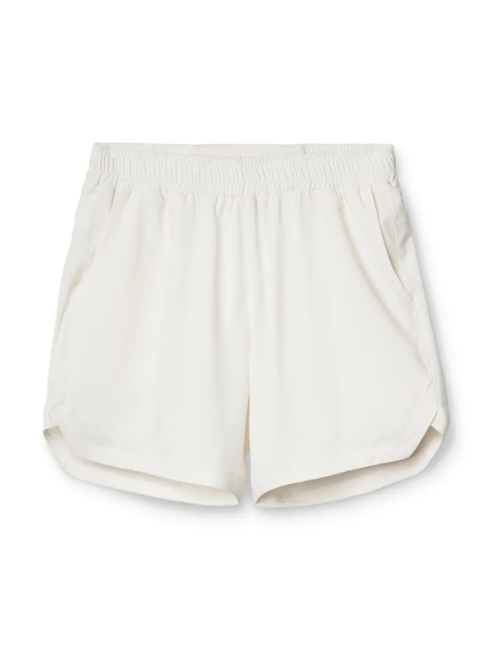 White shorts on a white background