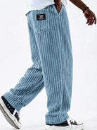 NEWYORKLISTED ATLAS MEN'S COLLECTION – Men's corduroy wide-leg pants, product image 4