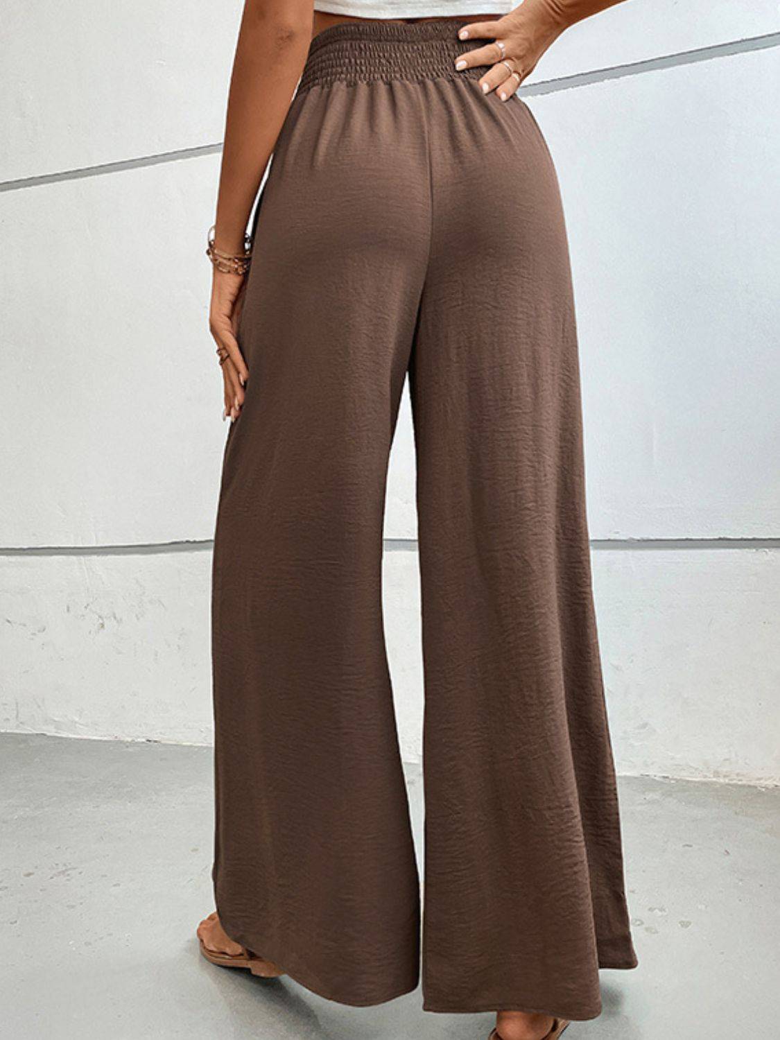 NYLD Wide Waistband Relax Fit Long Pants - NEWYORKLISTED