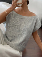NEWYORKLISTED STYLE COLLECTION: Ribbed Hem Boat Neck Sweater