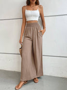 NYLD Wide Waistband Relax Fit Long Pants - NEWYORKLISTED