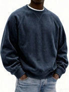 NEWYORKLISTED ATLAS MEN'S COLLECTION – Men's corduroy crew-neck sweatshirt, product image 7