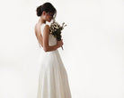 Sleeveless  Backless Lace Dress   With Train #1180 - NEWYORKLISTED