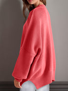 NEWYORKLISTED STYLE COLLECTION: Round Neck Long Sleeve Sweater - NEWYORKLISTED