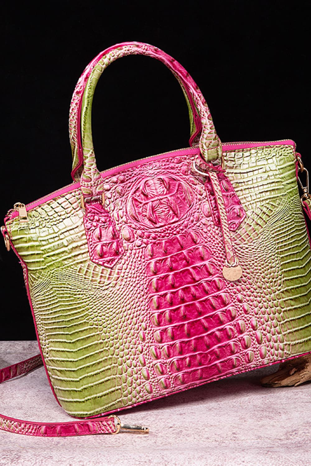 NEWYORKLISTED STYLE COLLECTION: Rainbow Gradient Vegan Leather Handbag - NEWYORKLISTED