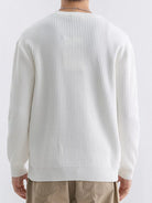 NEWYORKLISTED ATLAS MEN'S COLLECTION – Men's ribbed knit crew-neck sweater, product image 3