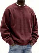 NEWYORKLISTED ATLAS MEN'S COLLECTION – Men's corduroy crew-neck sweatshirt, product image 11