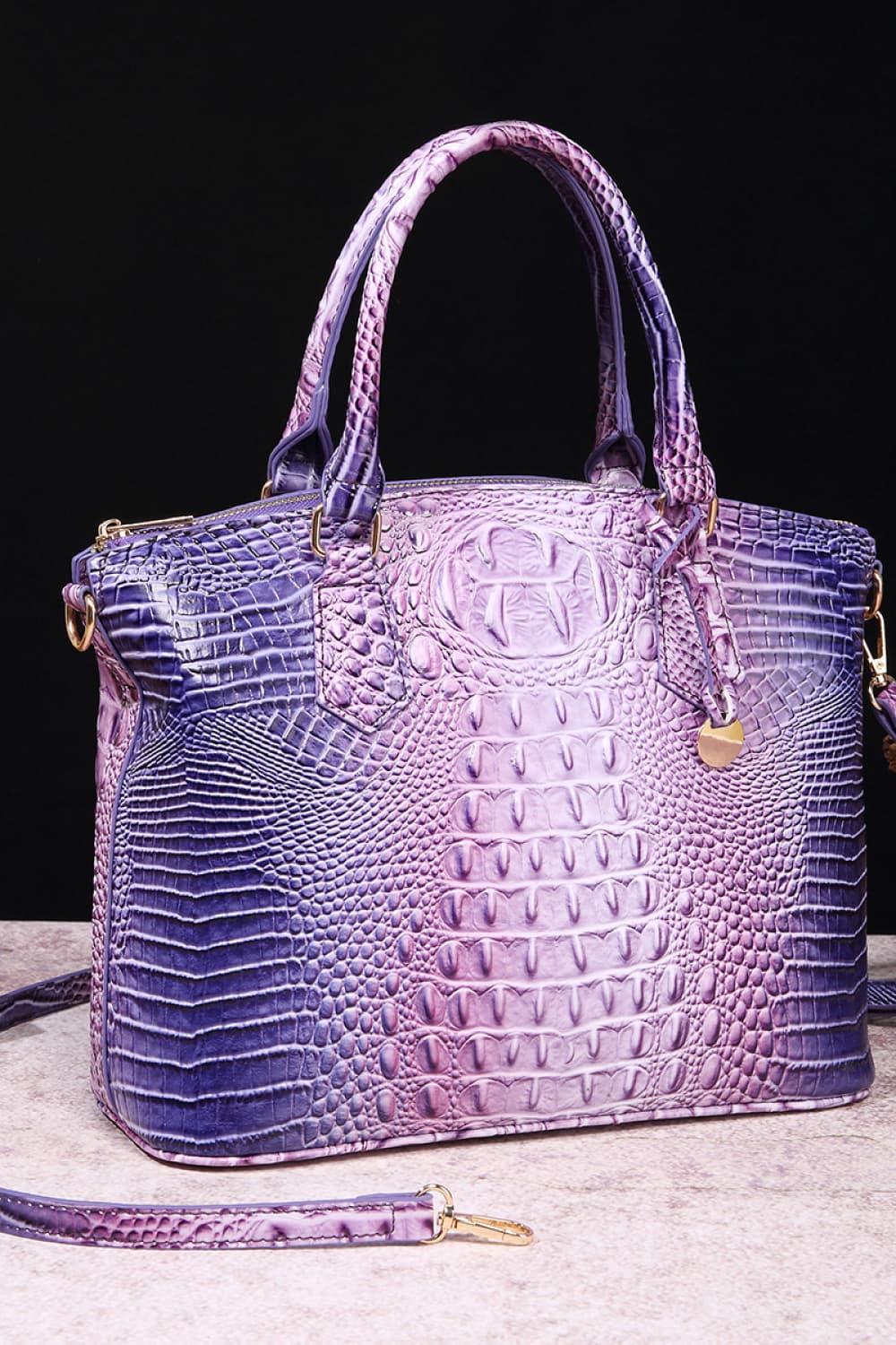 NEWYORKLISTED STYLE COLLECTION: Rainbow Gradient Vegan Leather Handbag - NEWYORKLISTED
