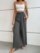 NYLD Wide Waistband Relax Fit Long Pants - NEWYORKLISTED