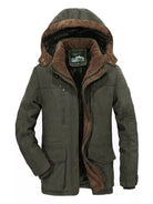 NEWYORKLISTED ATLAS MEN'S COLLECTION – Men's winter hooded parka coat, product image 4