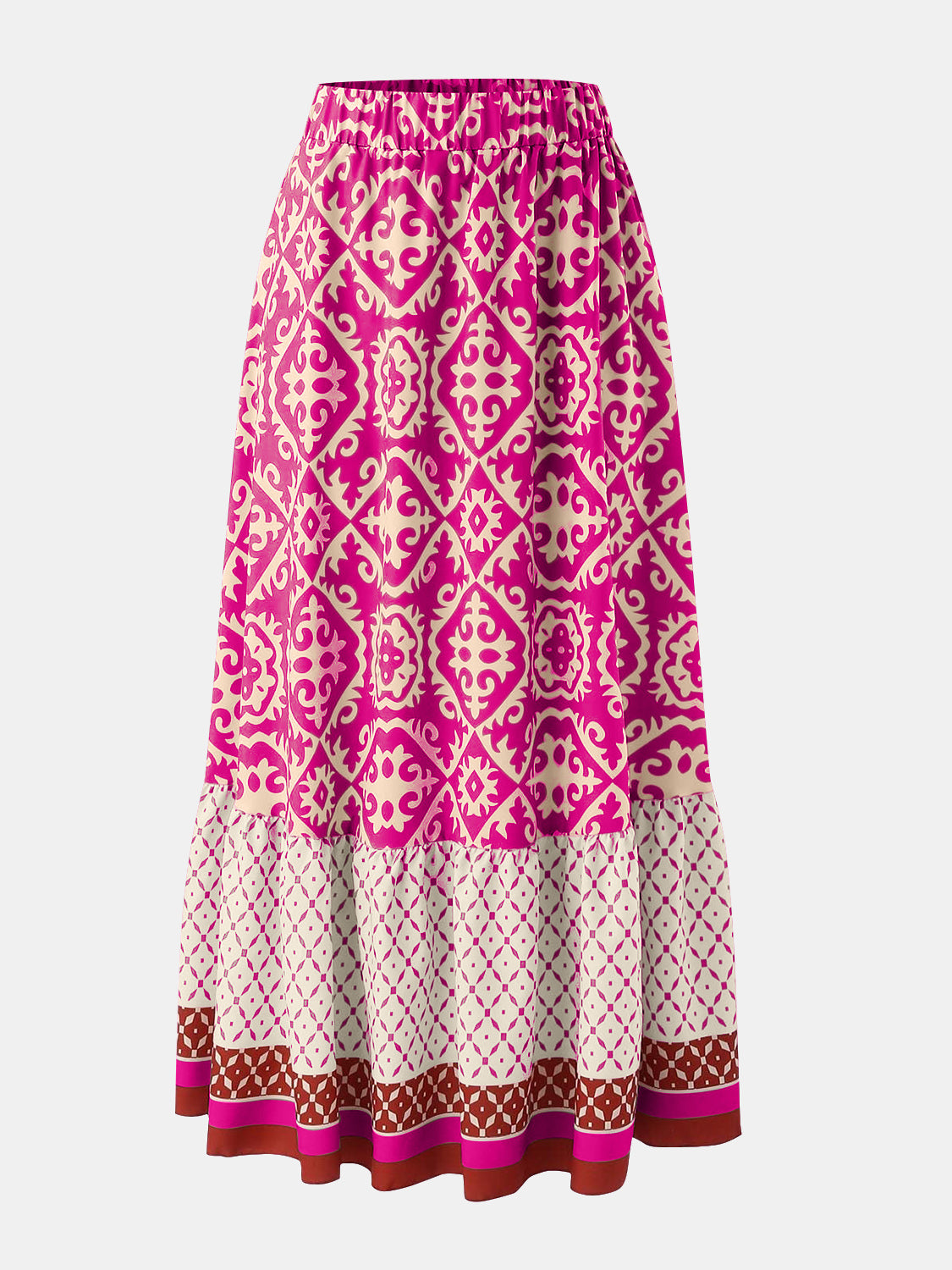 NEWYORKLISTED STYLE COLLECTION:  Maxi Print Skirt - NEWYORKLISTED