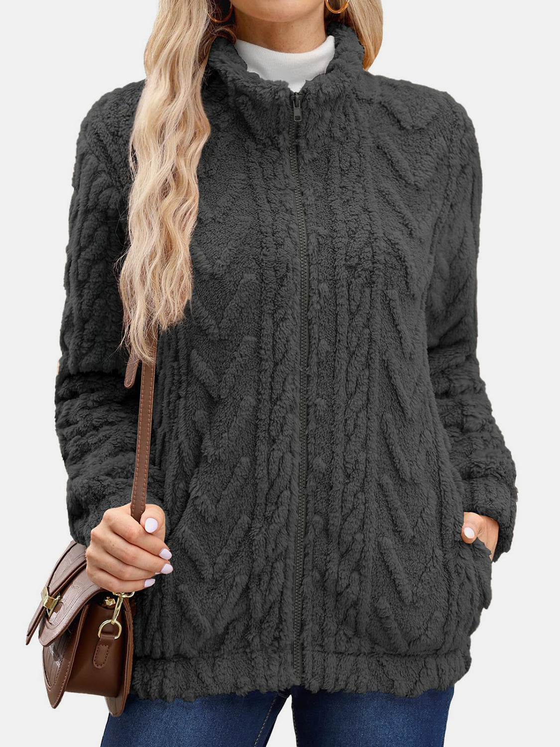 NEWYORKLISTED STYLE COLLECTION: Long Sleeve Warm Sweater Jacket - NEWYORKLISTED