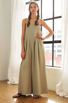 NEWYORKLISTED STYLE COLLECTION: Wide Leg Overalls with Pockets
