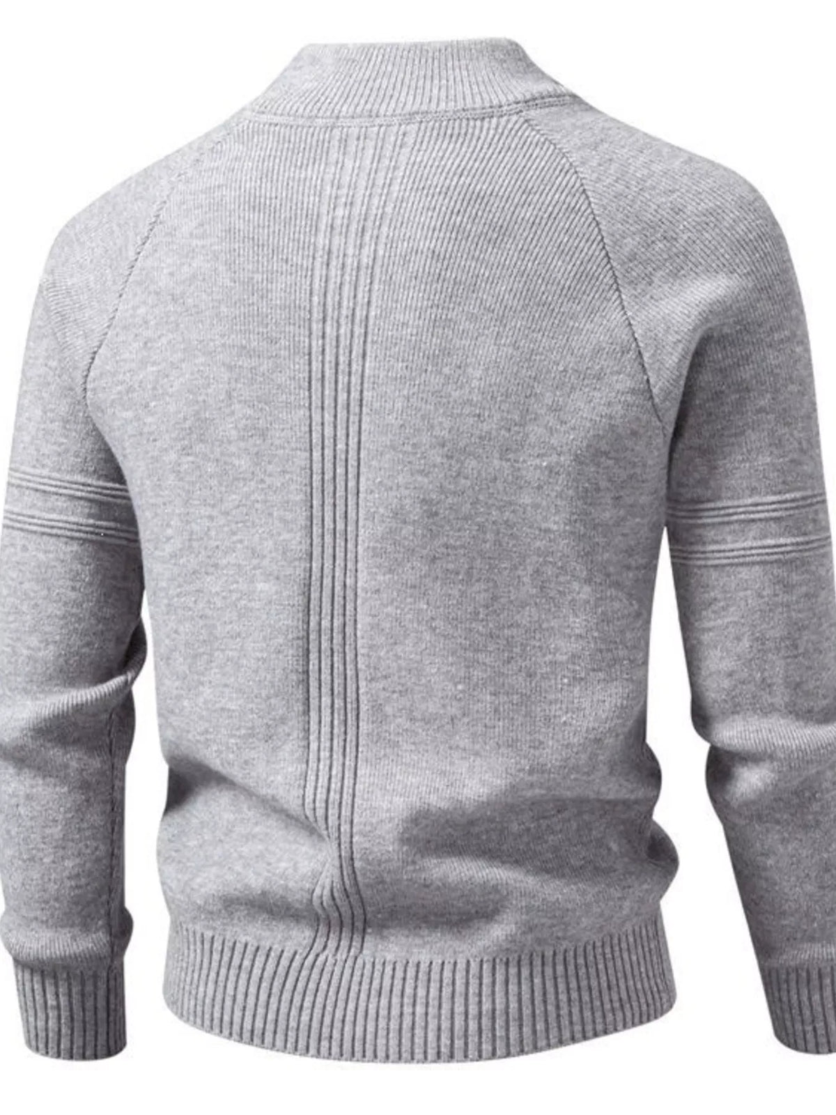NEWYORKLISTED ATLAS MEN'S COLLECTION: Men's long-sleeve quarter-zip knit sweater