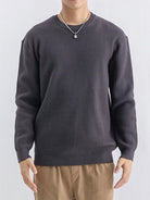 NEWYORKLISTED ATLAS MEN'S COLLECTION – Men's ribbed knit crew-neck sweater, product image 8