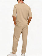 NEWYORKLISTED ATLAS MEN'S COLLECTION – Men's half-sleeve top and pants two-piece set, product image 4