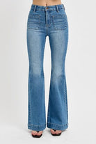 NEWYORKLISTED STYLE COLLECTION: RISEN Flare Jeans Plus Size