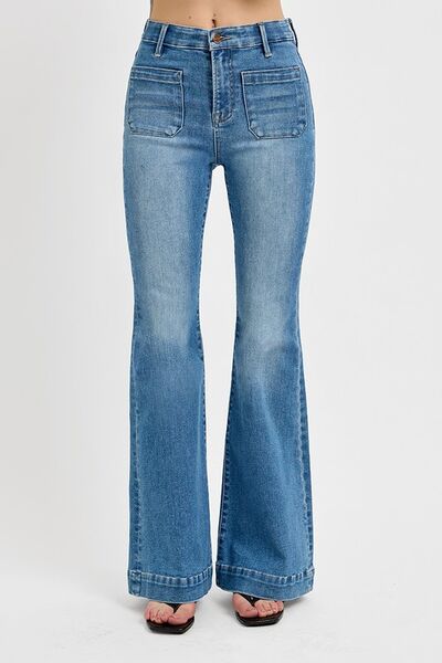 NEWYORKLISTED STYLE COLLECTION: RISEN Flare Jeans Plus Size