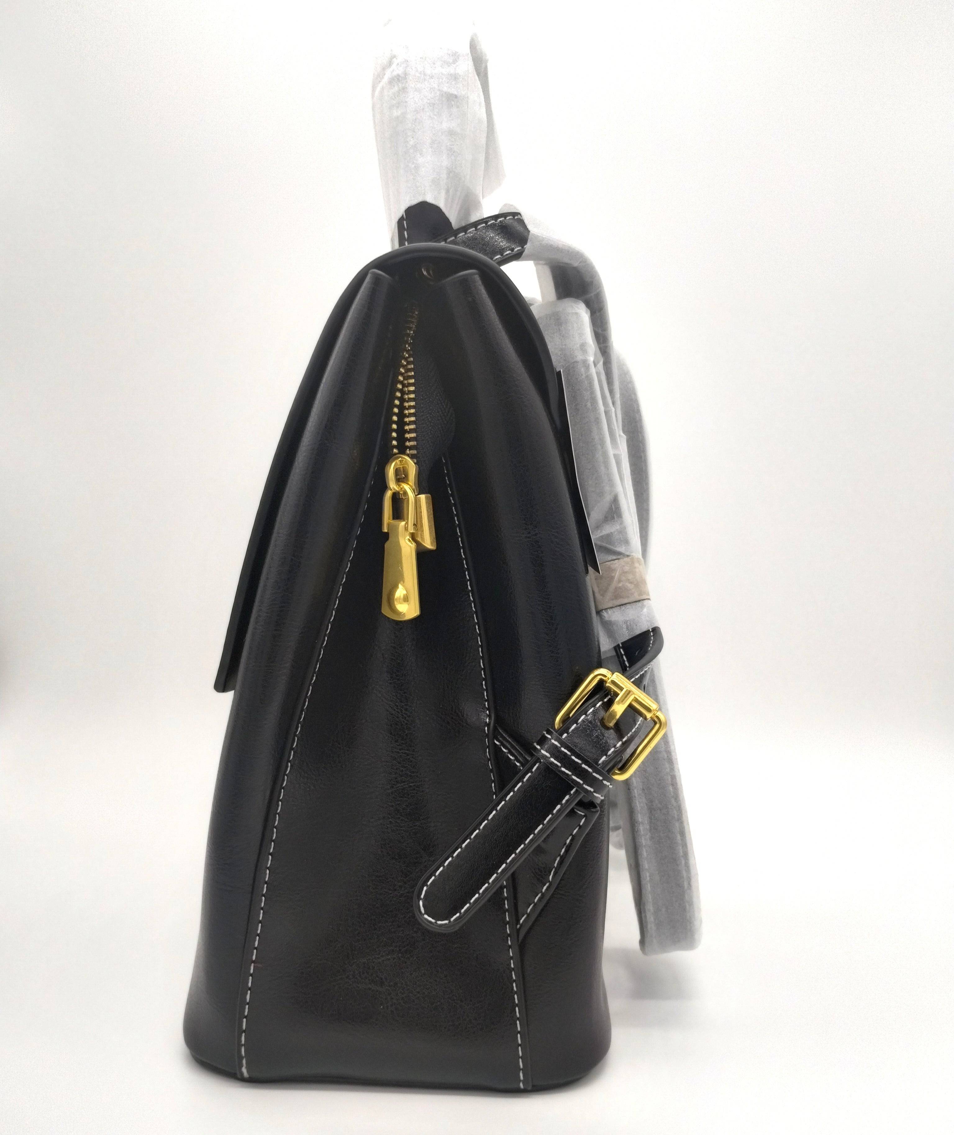 NEWYORKLISTED Exclusive Genuine Leather Backpack Purse - The Rachel - NEWYORKLISTED